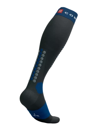 COMPRESSPORT Skarpety kompresyjne narciarskie ALPINE SKI FULL SOCKS black/estate blue