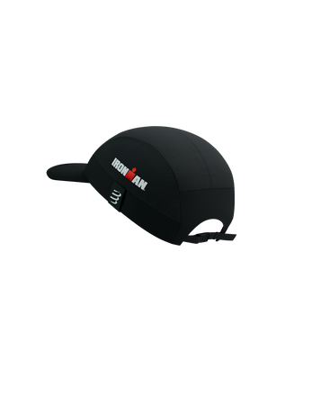 COMPRESSPORT Czapka biegowa 5 PANEL LIGHT CAP IRONMAN 2025 black sunset