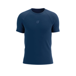 COMPRESSPORT Koszulka biegowa męska TRAIL RACING SS T-SHIRT blues