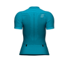 COMPRESSPORT Koszulka kompresyjna do biegania damska TRAIL POSTURAL SS TOP turkusowa