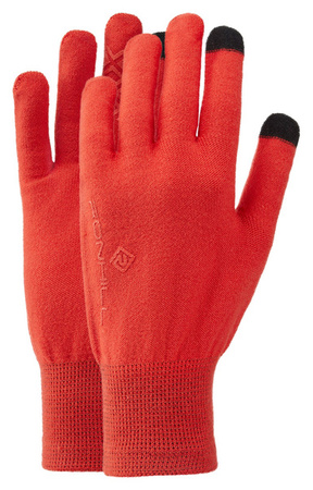 RONHILL Rękawiczki do biegania MERINO SEAMLESS GLOVE czerwone