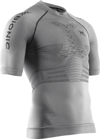 XBIONIC Koszulka do biegania męska FENNEC 4.0 RUNNING SHIRT anthracie/silver