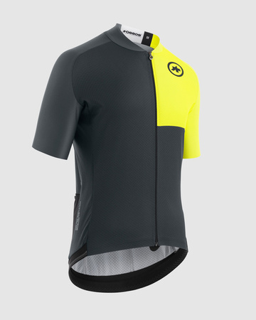 ASSOS Koszulka rowerowa MILLE GT JERSEY C2 EVO JERSEYSTAHLSTERN optic yellow