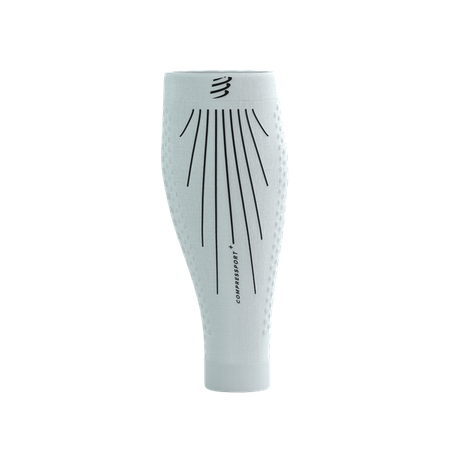 COMPRESSPORT Opaski kompresyjne na łydki R2 AERO white/black