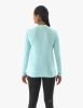 COMPRESSPORT Koszulka biegowa damska z długim rękawem PERFORMANCE LS T-SHIRT shell blue