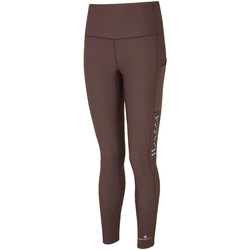 RONHILL Legginsy biegowe damskie TECH WINTER TIGHT brązowe