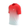 COMPRESSPORT Koszulka biegowa PERFORMANCE SS T-SHIRT fluo red/white