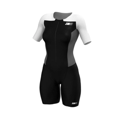 ZEROD Strój triathlonowy damski ELITE TTSUIT black/white