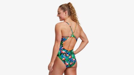 FUNKITA Strój kąpielowy damski jednoczęściowy DIAMOND BACK ONE PIECE jungle bungle