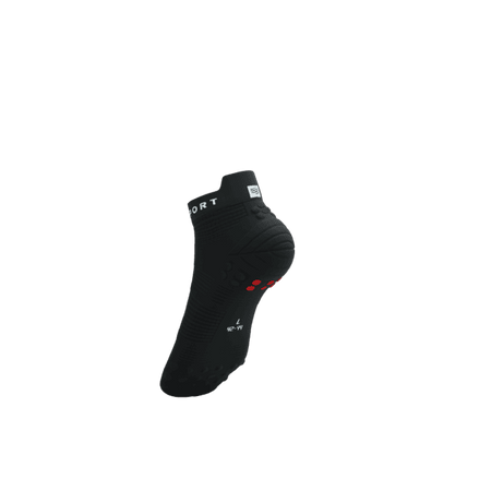 COMPRESSPORT Skarpetki do biegania krótkie PRORACING SOCKS V4 RUN LOW black/white