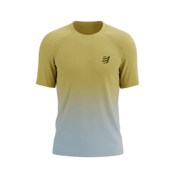 COMPRESSPORT Koszulka biegowa PERFORMANCE SS T-SHIRT ceylon yellow/gray dawn
