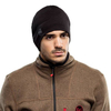 BUFF Czapka do biegania LIGHTWEIGHT MERINO WOOL BEANIE multistripes forest