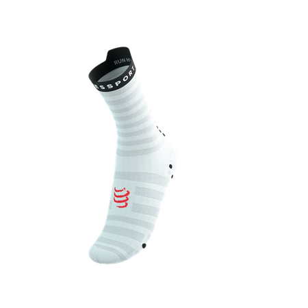 COMPRESSPORT Skarpetki do biegania PRORACING SOCKS V4 ULTRALIGHT RUN HIGH white/red/black