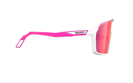 RUDY PROJECT Okulary przeciwsłoneczne SPINSHIELD white pink fluo / multilaser red