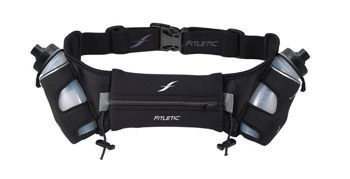 FITLETIC Pas biegowy z bidonami HYDRATION BELT 480 ml black
