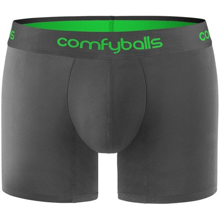 COMFYBALLS Bokserki do biegania LONG PERFORMANCE charcoal viper