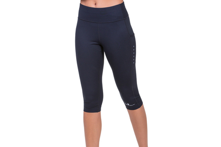 RONHILL Spodenki do biegania damskie CORE CAPRI black/bright white