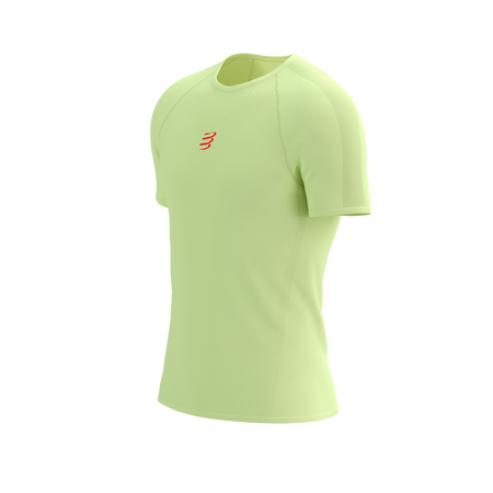 COMPRESSPORT Koszulka biegowa męska TRAIL RACING SS T-SHIRT shadow lime