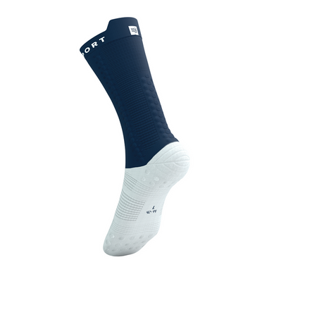 COMPRESSPORT Skarpetki rowerowe PRORACING SOCKS V4 BIKE blues/white