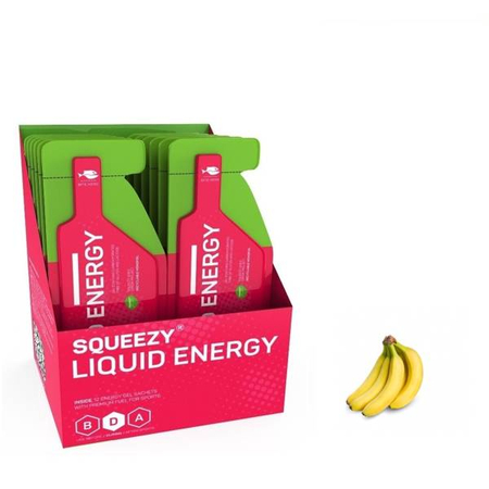 SQUEEZY Żel energetyczny 33 g Banan 12+1 gratis
