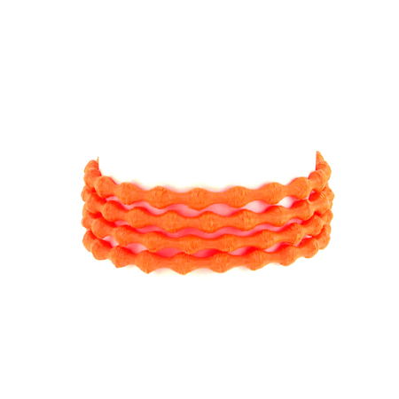 XTENEX Elastyczne sznurówki sportowe XTENEX XH200 HYBRID fluo orange