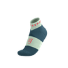 COMPRESSPORT Skarpetki do biegania ULTRA TRAIL LOW SOCKS V2.0 stargazer/aqua/fluo red