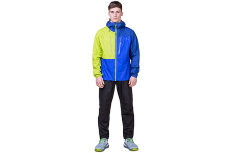 RONHILL Kurtka biegowa męska TECH FORTIFY JACKET ocean/citrus