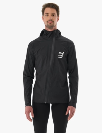 COMPRESSPORT Kurtka biegowa HURRICANE WATERPROOF 10/10 JACKET black
