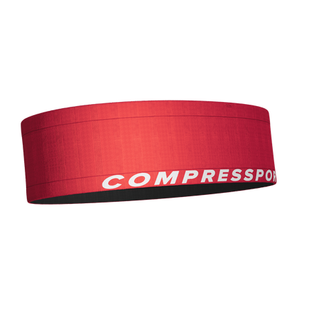 COMPRESSPORT Pas biegowy FREE BELT fluo red/black