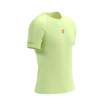 COMPRESSPORT Koszulka biegowa męska TRAIL RACING SS T-SHIRT shadow lime