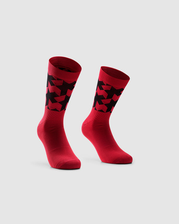 ASSOS Skarpetki rowerowe MONOGRAM SOCKS EVO katana red