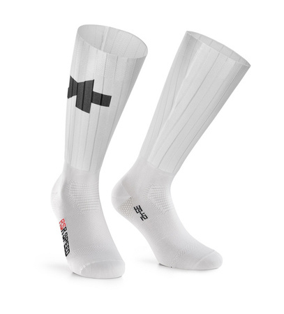 ASSOS Skarpetki rowerowe RSR SPEED SOCKS white series