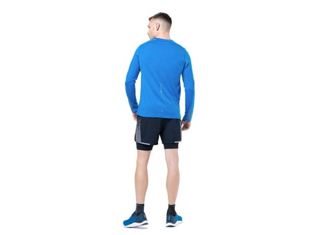 RONHILL Koszulka do biegania męska z długim rękawem TECH REFLECT L/S TEE electric blue marl/reflect