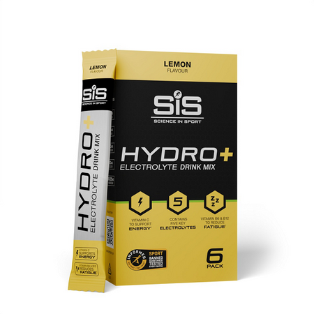 SIS Saszetki nawadniające z elektrolitami GO HYDRO+ lemon 6x4,5 g