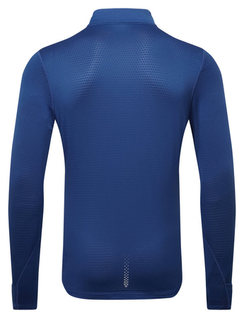 RONHILL Bluza biegowa męska TECH WINTER 1/2 ZIP ocean/electric blue