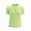 COMPRESSPORT Koszulka biegowa damska TRAIL RACING SS T-SHIRT shadow lime