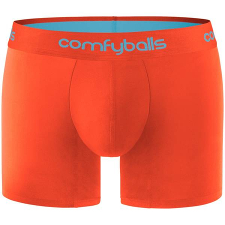 COMFYBALLS Bokserki do biegania LONG PERFORMANCE sunset orange blue
