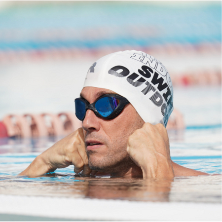BUDDYSWIM Okulary do pływania OZEANX black/blue mirror