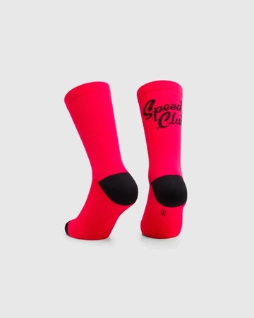 ASSOS Skarpetki rowerowe SPEED CLUB SOCKS 2024 lunar red