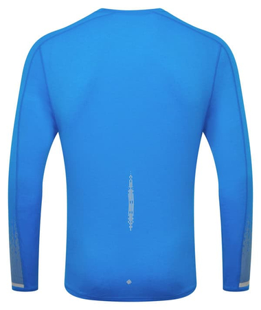 RONHILL Koszulka do biegania męska z długim rękawem TECH REFLECT L/S TEE electric blue marl/reflect