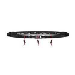 COMPRESSPORT Pasek na numer startowy RACE BELT black