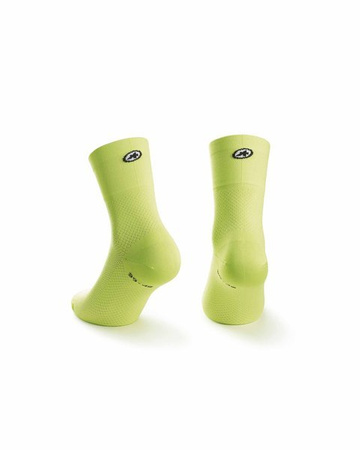 ASSOS Skarpetki rowerowe MILLE GT SOCKS Visibility Green