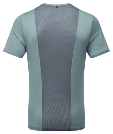 RONHILL Koszulka do biegania TECH 1/2 ZIP S/S TEE monolith/artemis