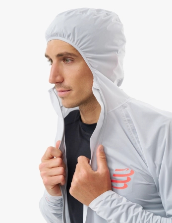 COMPRESSPORT Kurtka biegowa HURRICANE WATERPROOF 10/10 JACKET grey dawn