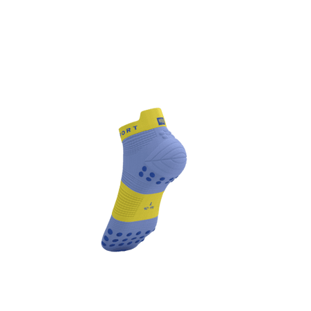 COMPRESSPORT Skarpetki do biegania krótkie PRORACING SOCKS V4 RUN LOW jacaranda/maize