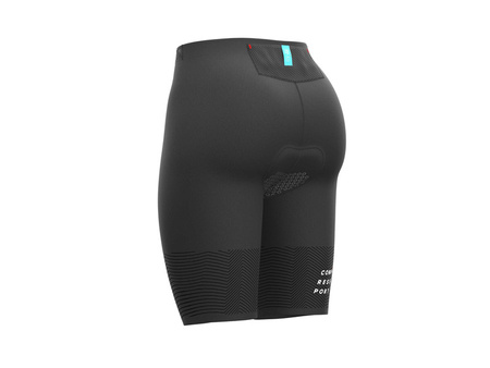 COMPRESSPORT Triathlonowe spodenki kompresyjne damskie TRI UNDER CONTROL SHORT black