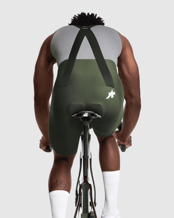 ASSOS Spodenki rowerowe MILLE GT BIB SHORTS S11 moss green