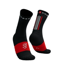 COMPRESSPORT Skarpetki do biegania ULTRA TRAIL SOCKS V2.0 black/red