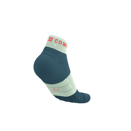 COMPRESSPORT Skarpetki do biegania ULTRA TRAIL LOW SOCKS V2.0 stargazer/aqua/fluo red