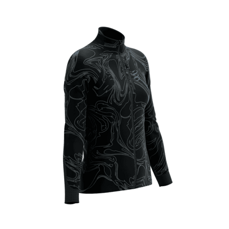 COMPRESSPORT Kurtka biegowa damska HURRICANE WINDPROOF JACKET AURORA black/aurora